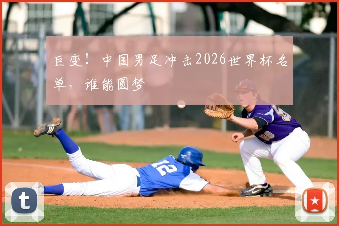 巨变！中国男足冲击2026世界杯名单，谁能圆梦