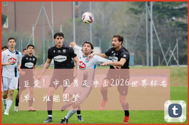 巨变！中国男足冲击2026世界杯名单，谁能圆梦